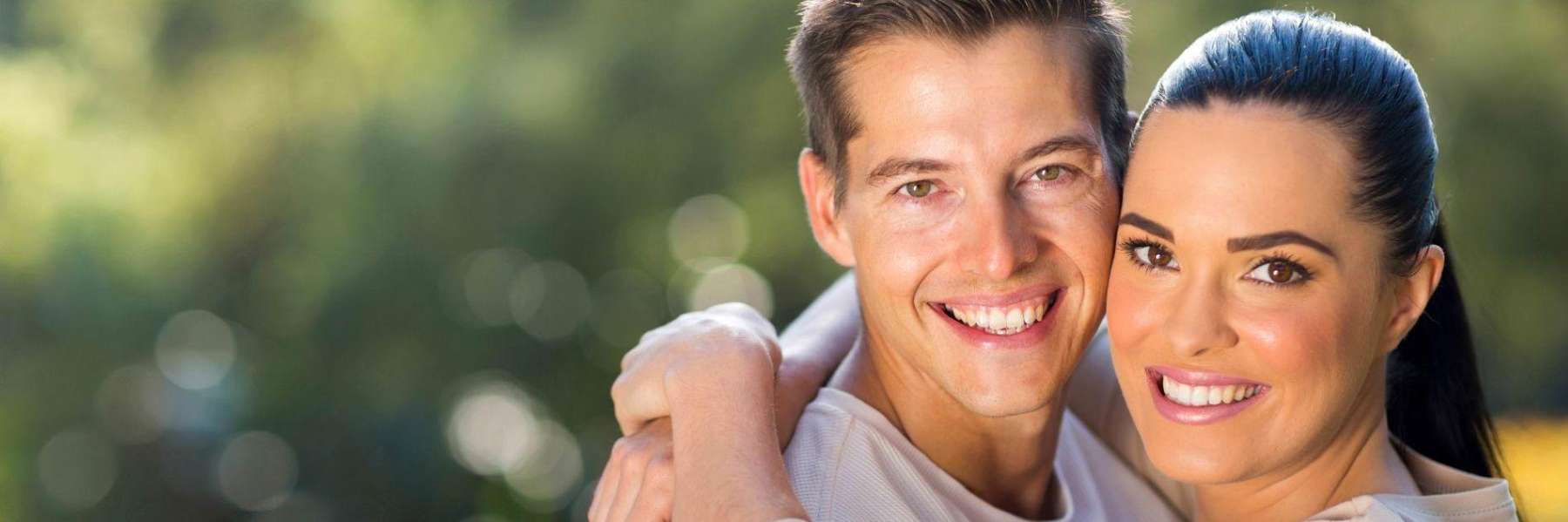 A couple after discussing exion facial 