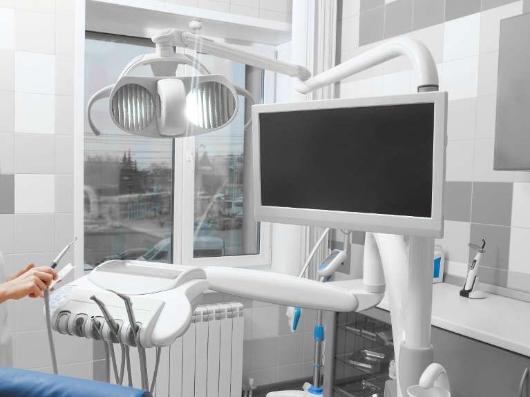 Dentist Princeton | TVs in treatment room